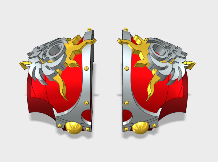 5x Scarab Sons - T:6a Aten'Ra Shoulder Coven Set 3d printed