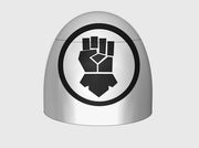 10x Kings Fist - G:5a Shoulder Pad 3d printed