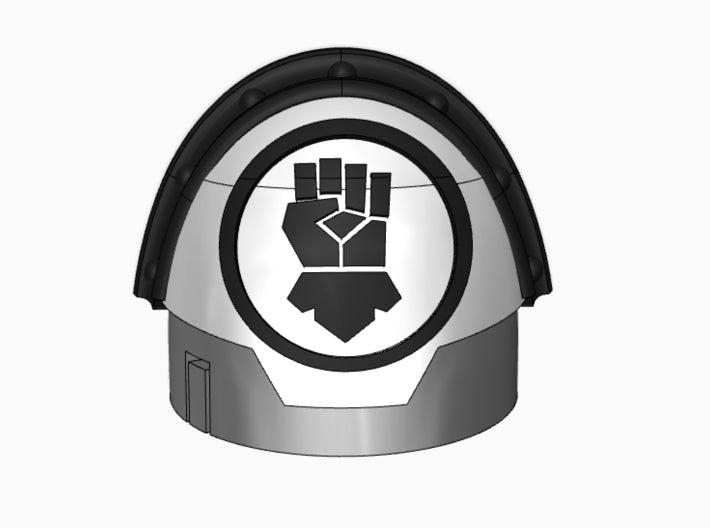 10x Kings Fist 2 - Stormguard Pauldrons 3d printed