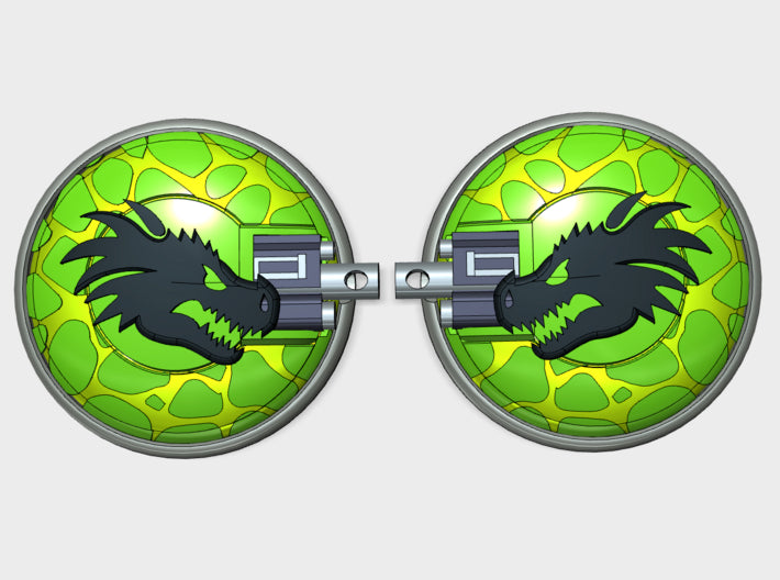 Dragon Head - Naxos Combat Shields 3d printed