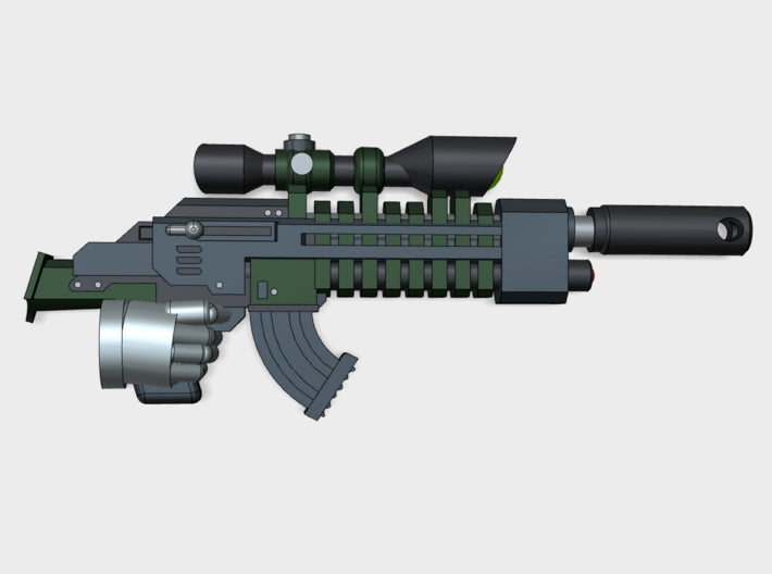 10x Base: Marine Snipe-Rifle HP1 3d printed
