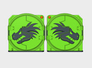 Dragon Head : Mark-2 APC Round Doors 3d printed