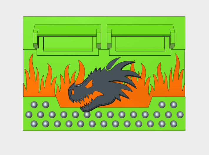 Dragon Head : Standard APC Frontplate 3d printed