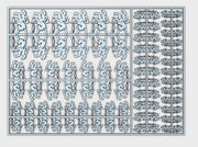 Disciples of Caliban - Flat Vehicle Insignia pack 3d printed