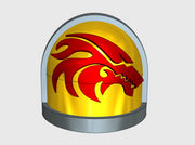 10x Flame Wolf - G:7a Right Shoulder 3d printed