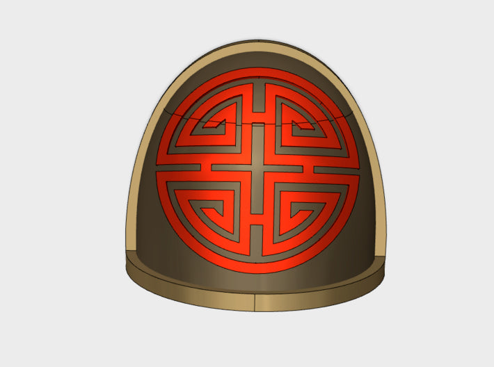 10x Chin Suns - G:4a Shoulder Pads 3d printed