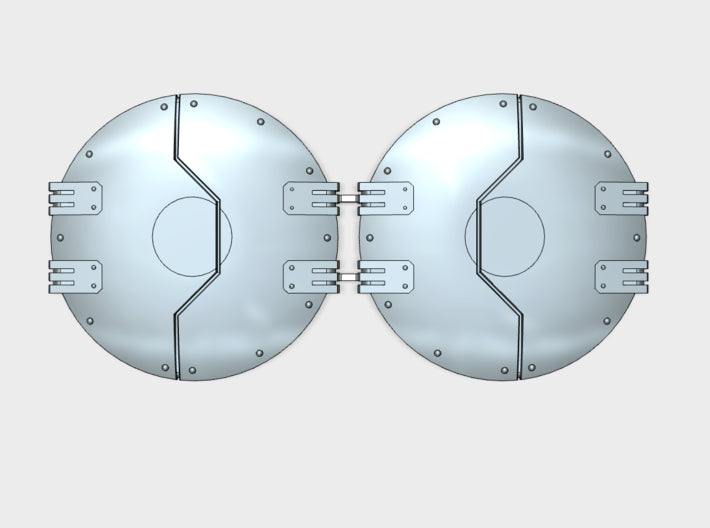 Blank: Sicaran Side Hatches 3d printed