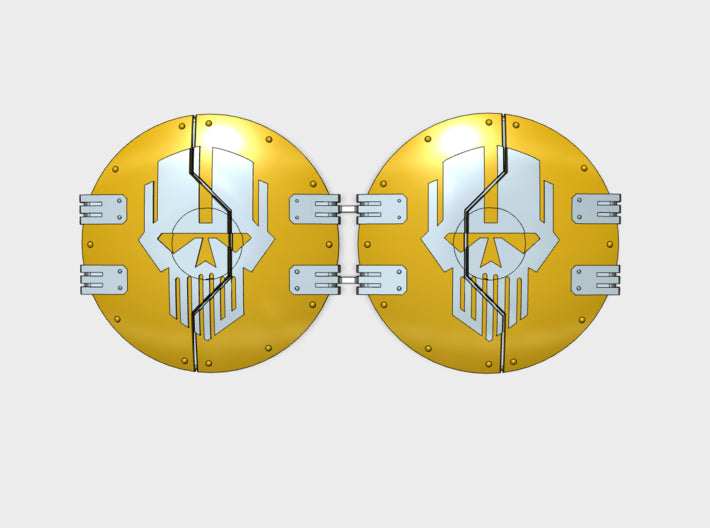 Iron Heads - Sicaran Side Hatches 3d printed