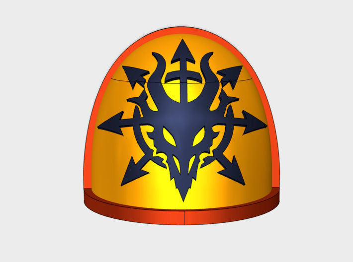 10x Devil Dragons - G:4a Shoulder Pads 3d printed