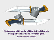 Marine Combat Knife: Ripper 3d printed