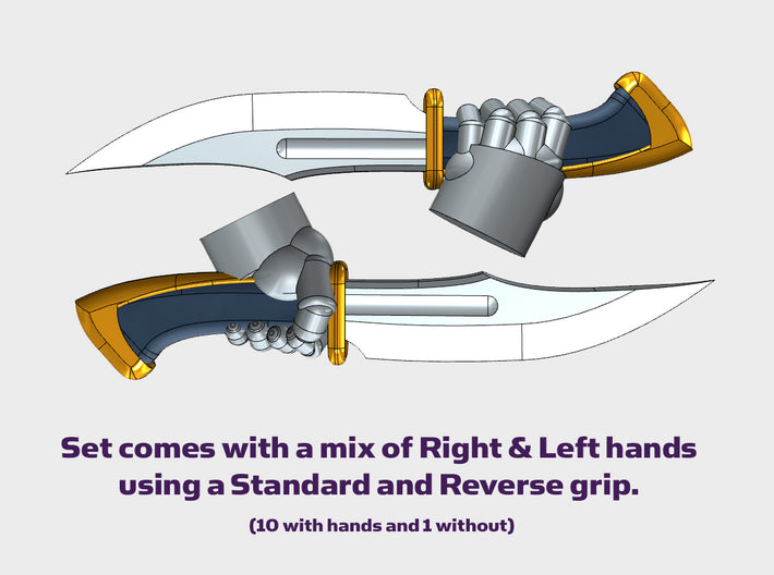 Marine Combat Knife: Ripper 3d printed