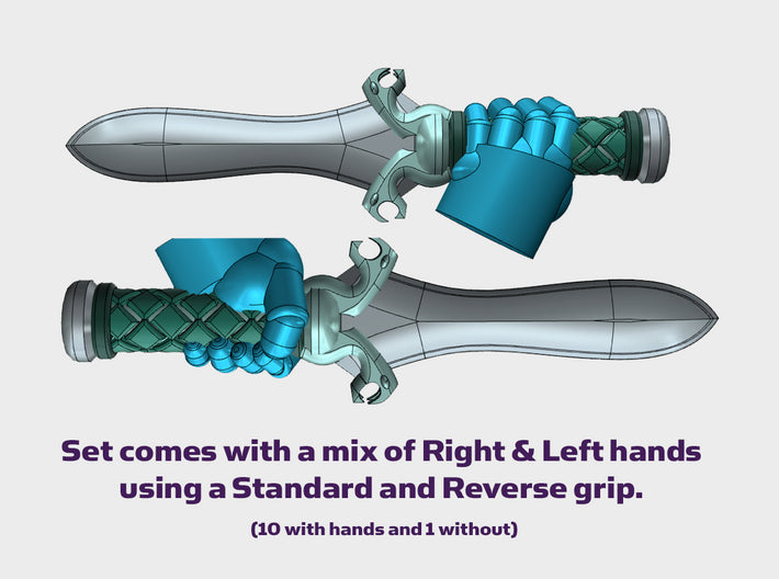 Power Dagger: Serpents 3d printed