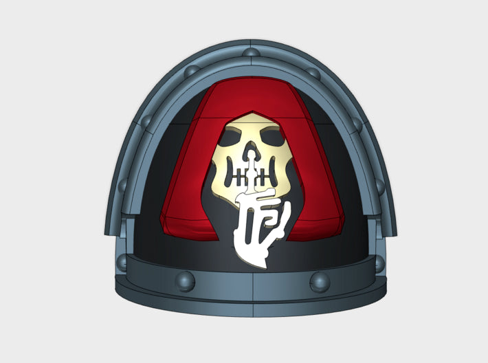 10x Ordo Silentium - G:3a Shoulder Pads 3d printed