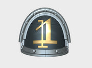 10x Ogothic #1 - G:3a Right Shoulders 3d printed