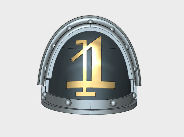 10x Ogothic #1 - G:3a Right Shoulders 3d printed