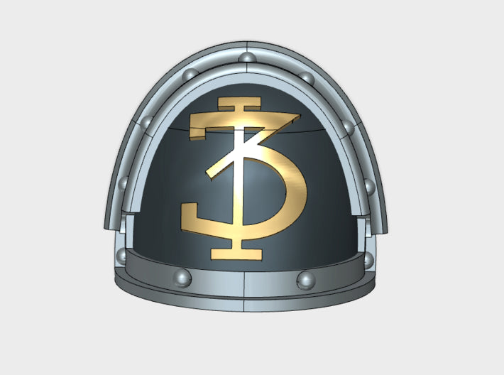 10x Ogothic #3 - G:3a Right Shoulders 3d printed