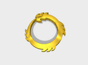 60x Oroboros - Shoulder Insignia pack 3d printed