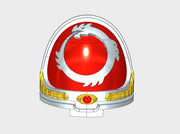 10x Oroboros - Osiris Shoulder Pads 3d printed