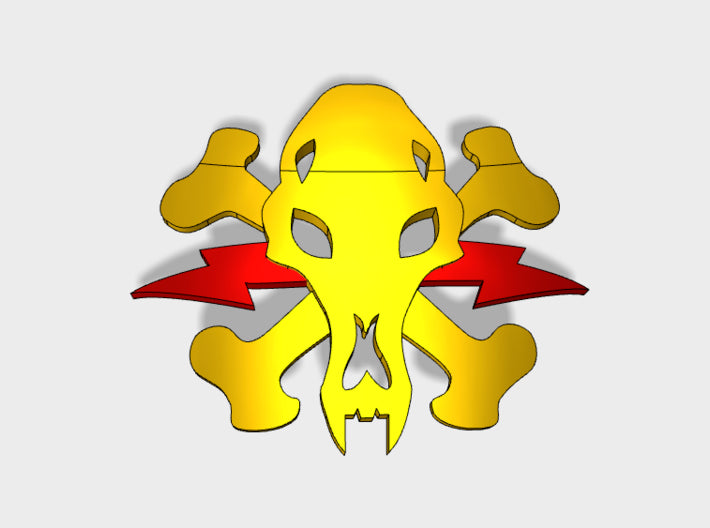 60x Storm Wolf - Shoulder Insignia pack 3d printed