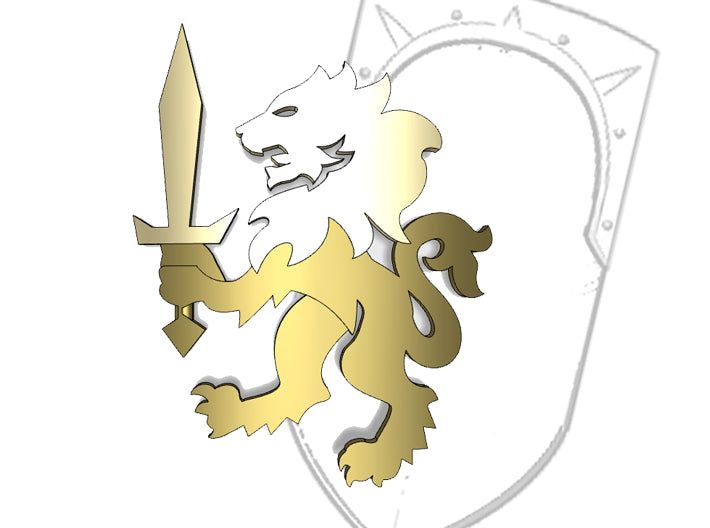 10x Disciples of Caliban - Bent Insignia (11x18mm) 3d printed Bent to fit curved surfaces. Roughly same size as shoulder insignias.