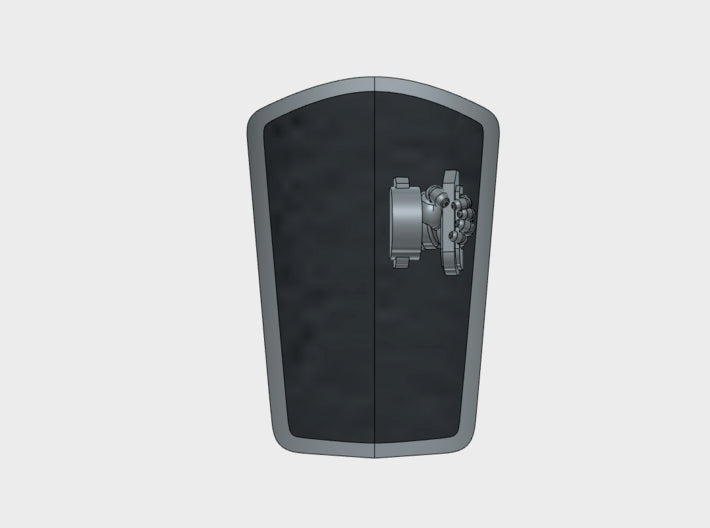 Blank - Manowar Boarding Shields (L) 3d printed
