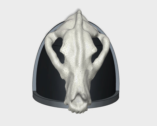 10x 3D Wolf Skull - G:4a Shoulder Pads 3d printed