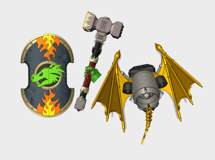 Smash Captain Kit: Salamander (PM) 3d printed