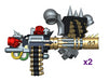 Chaos Rip Cannon wPacks (SM) 3d printed Medium = 2 Guns &amp; Packs