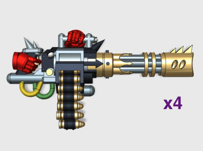 Chaos Rip Cannon (SM) 3d printed Large = 4 Guns