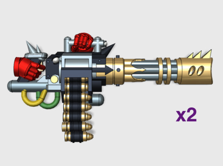 Chaos Rip Cannon (SM) 3d printed Medium = 2 Guns