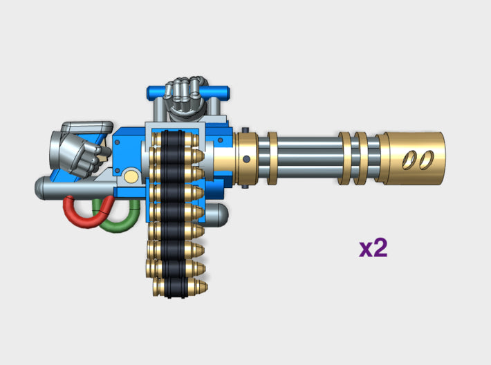 Base - Rip Cannon (SM) 3d printed Medium = 2 Guns