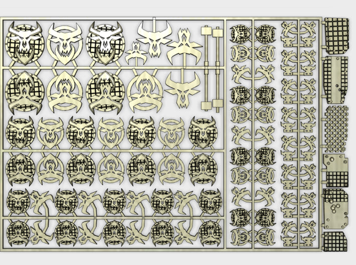 Bull'Edz - Clan Branding Kit 3d printed