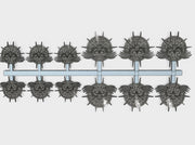 Legio Thunderbird - Tiny Titan Insignias Kit	 3d printed