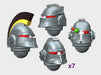 10x Base - Ferrum Helmets : Squad Set 3d printed