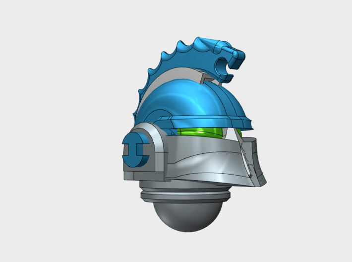 10x Hydra Legion - Ferrum Helmets 3d printed 10 Helmets per packs