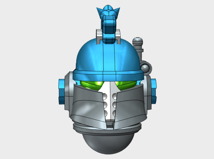 10x Hydra Legion - Ferrum Coms Helmets 3d printed