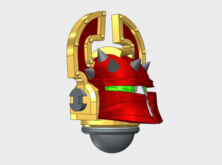 10x Wrecker Legion - Ferrum Helmets : Squad Set 3d printed