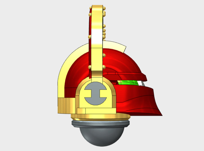 10x Wrecker Legion - Ferrum Helmets : Squad Set 3d printed