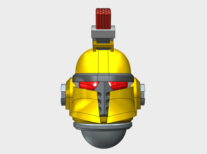 10x High Crested - Ferrum Helmets 3d printed