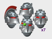10x Studded - Ferrum Helmets : Squad Set 3d printed