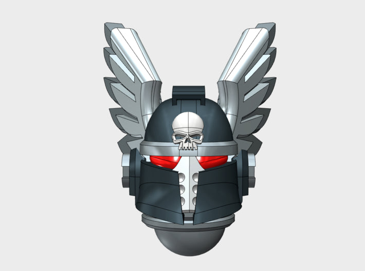 10x Winged Knight - Ferrum Helmets 3d printed