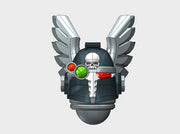 10x Winged Knight - Ferrum Optics Helmets 3d printed