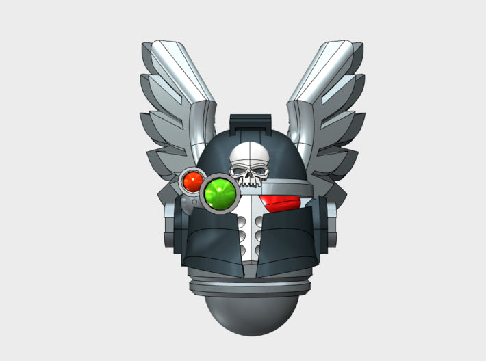 10x Winged Knight - Ferrum Optics Helmets 3d printed