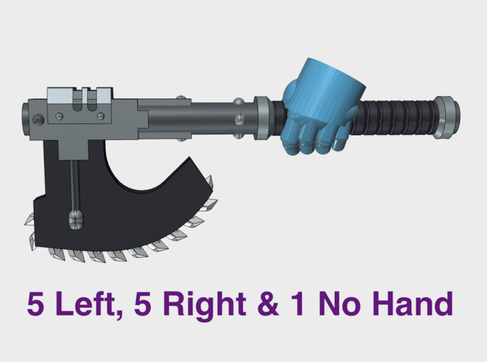 11x RotoAxe: Goretran 3d printed