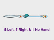 11x Energy Spear : Lagavullun (SM) 3d printed (SM) Sized to best fit Standard Marines