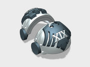 5x Raven XIX - T:3a Tartaros Shoulder Sets 3d printed