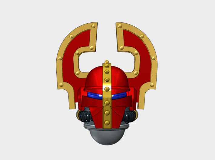 10x Wrecker Legion - Teutonic Helmets 3d printed