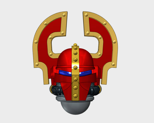 10x Wrecker Legion - Teutonic Helmets 3d printed