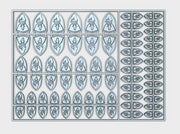 Lords of Silence - Flat Vehicle Insignia pack 3d printed