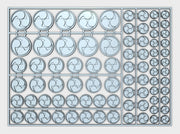 Mitsu Tomoe - Flat Vehicle Insignia pack 3d printed